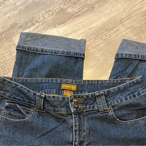 St. John's Bay Women's Blue Denim cropped Jeans